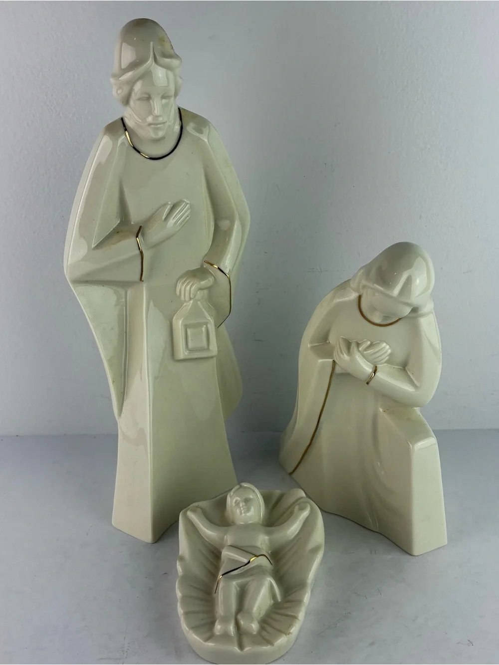 Mikasa Holy Night Nativity Set - Mary, Jospeh & Jesus Original Box Vintage 80’s